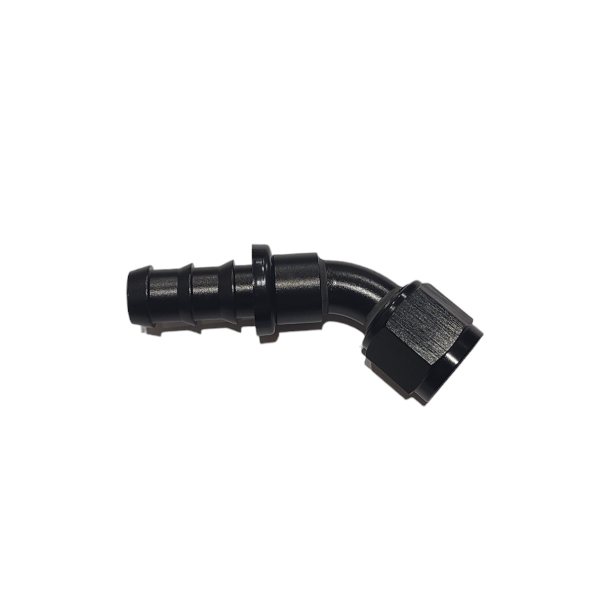 45¶ø Degree Push Lock Hose End AN10 (BLACK)