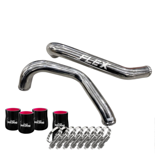 FLEX Intercooler Hard Pipes Dmax 2012 - 2016 (Silver) – 4J Garage