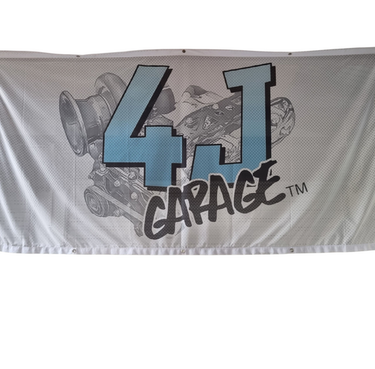 4J Garage Banner 2m x 1m